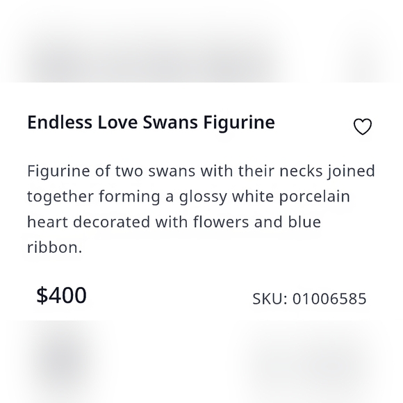 Elegant White Swan Figurines with Gold Accents - Picture 2 of 10